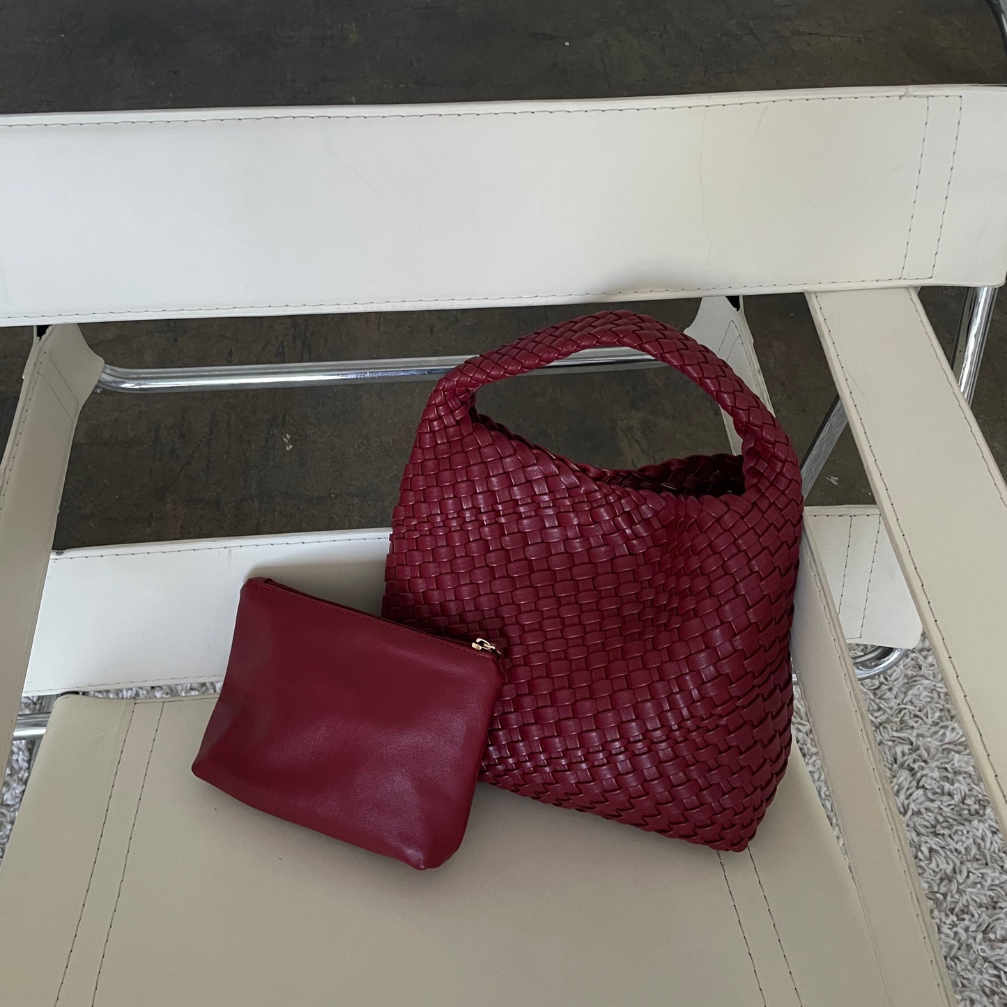 Scarlet Weave Bag