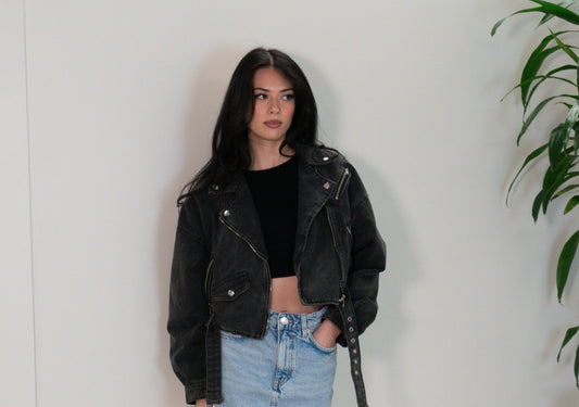 Nova Cropped Denim Jacket