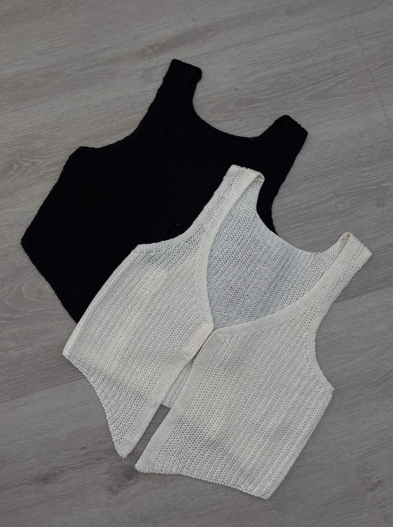 Sofia Knit Vest - Black